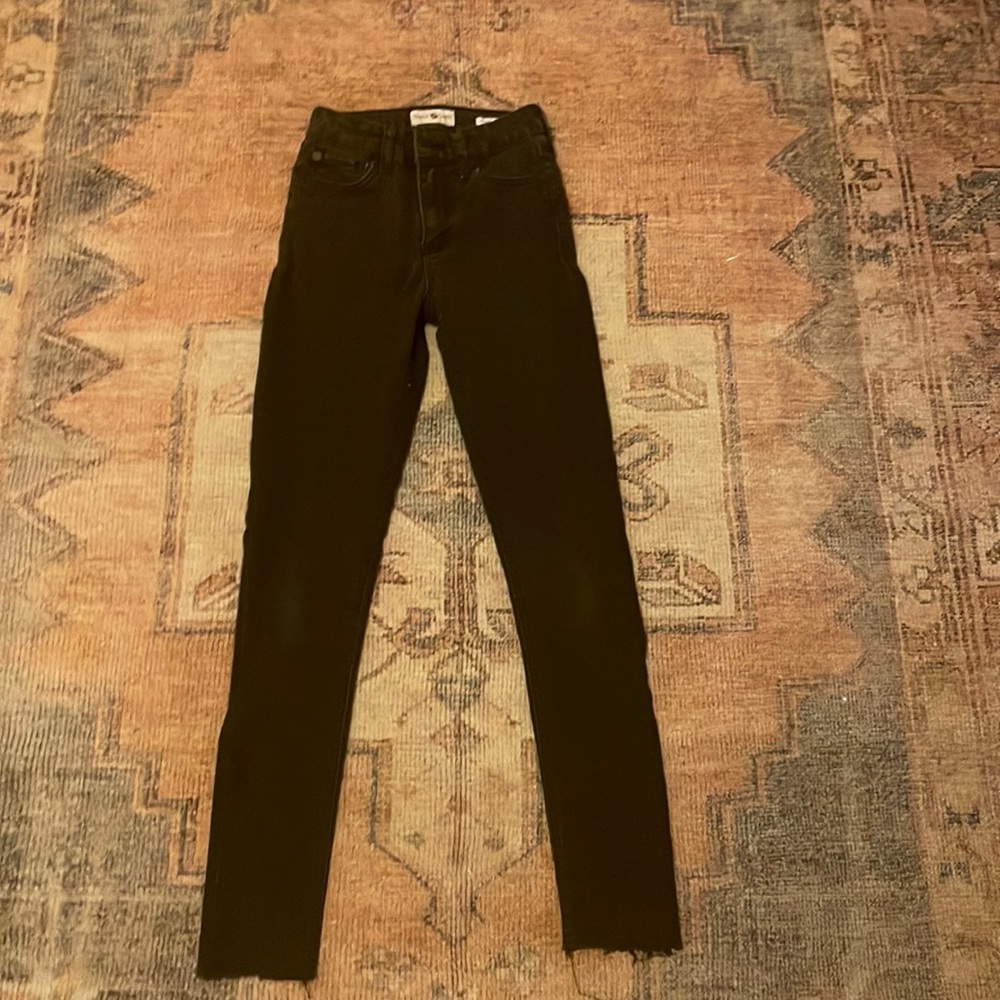 Black Daisy skinny black jeans